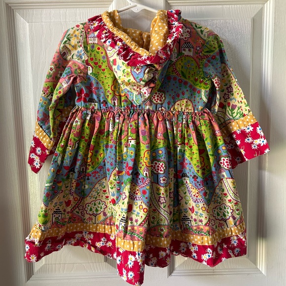 Colorful Patterned Dress - Picture 2 of 7